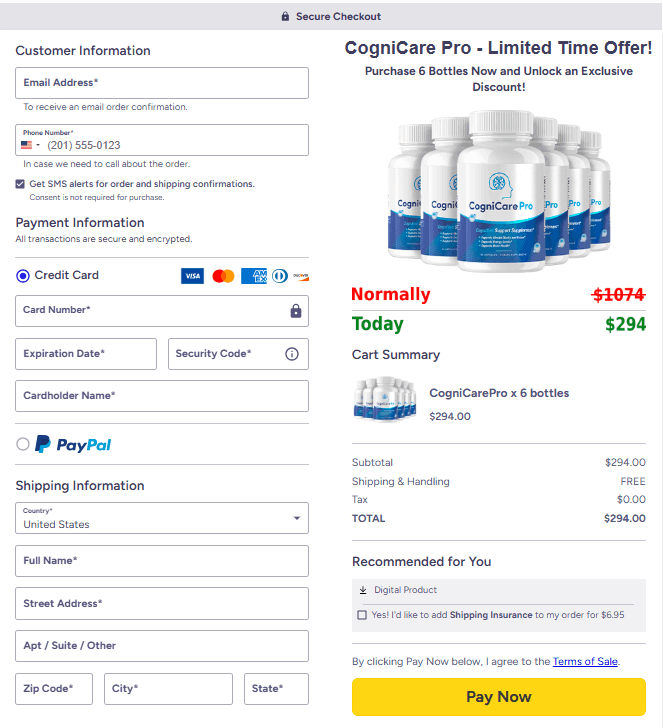 CogniCare Pro-Secure-Checkout